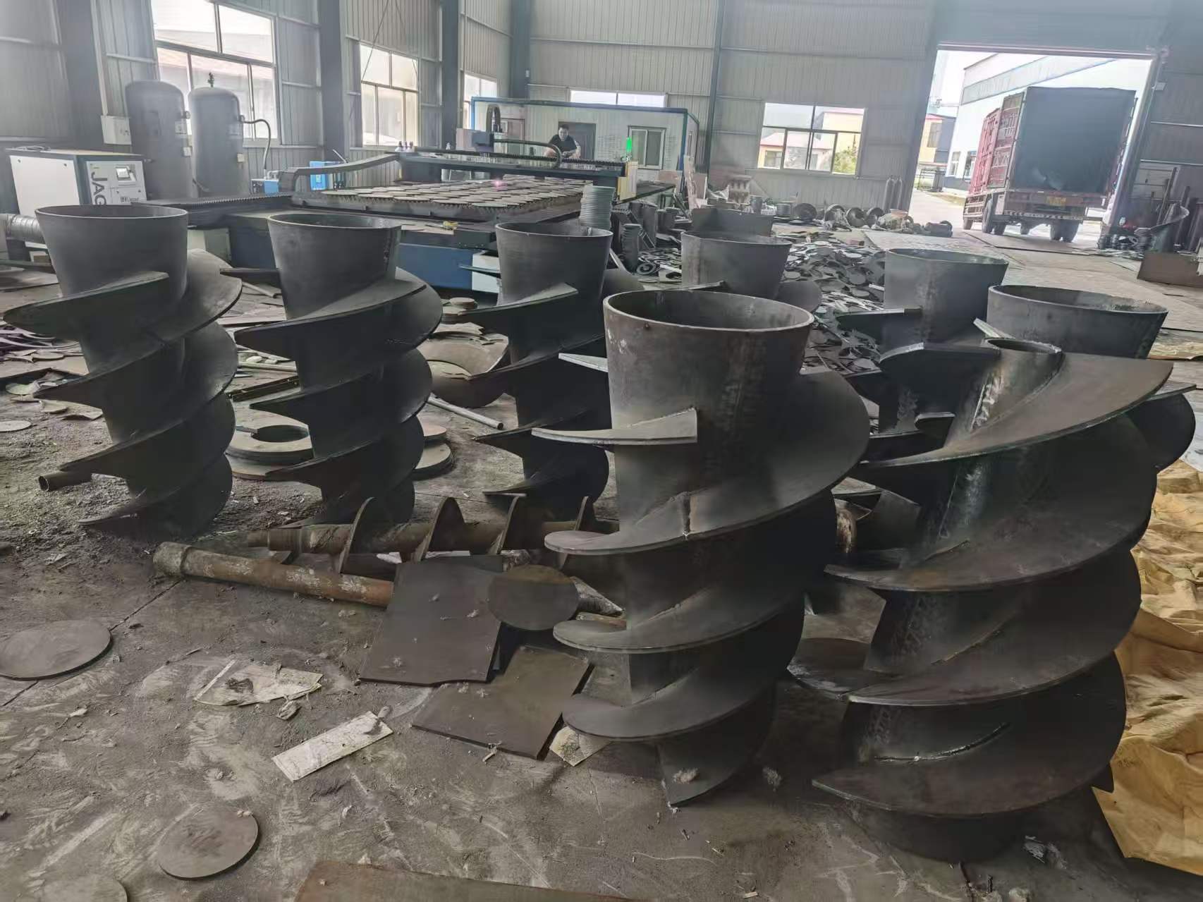 吕梁市蛟龙叶片碳钢螺旋叶片 - 方案